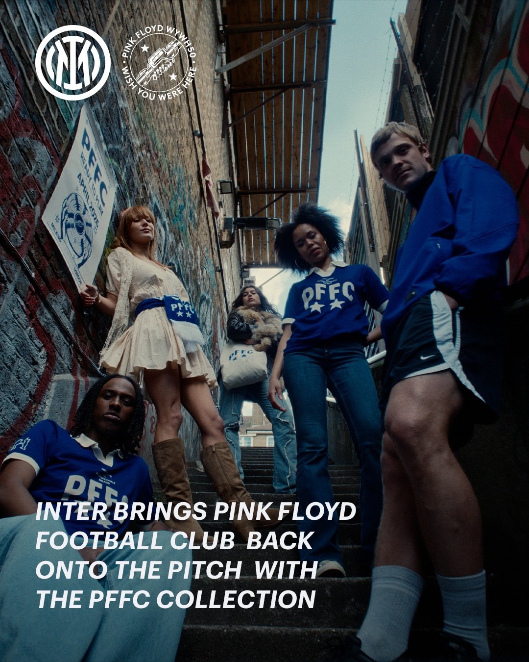 Pink Floyd lança coleção retrô com Inter de Milão